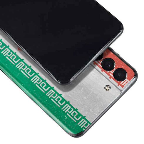 Iran Flag Distressed Galaxy S21 5G Skin